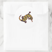 Gila Monster Runder Aufkleber (Tasche)