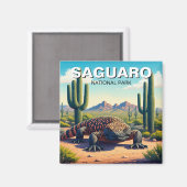 Gila Monster Saguaro Nationalpark Magnet (Vorderseite/Rückseite)