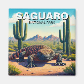 Gila Monster Saguaro Nationalpark Magnet (Vorne)