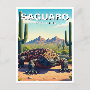 Gila Monster Saguaro Nationalpark Souvenir Postkarte