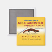 Gila Monster Steaks Magnet (Vorderseite/Rückseite)