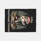 Gila National Forest New Mexico Hiking Mushroom Va Fleecedecke (Vorderseite (Horizontal))