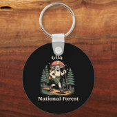 Gila National Forest New Mexico Hiking Mushroom Va Schlüsselanhänger (Vorderseite)