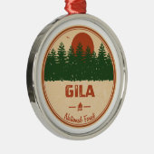 Gila National Forest Ornament Aus Metall (Rechts)