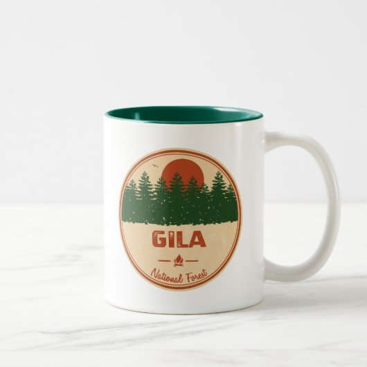 Gila National Forest Zweifarbige Tasse (Rechts)