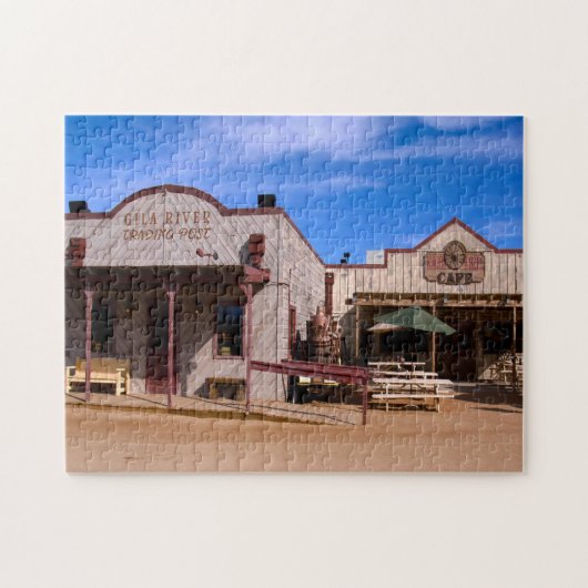 Gila River Trading Post. Weihnachtsgrüße Puzzle (Horizontal)