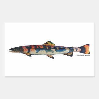 Gila Trout; Rechteckiger Aufkleber