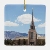 Gila Valley Arizona Temple Keramikornament (Rückseite)
