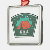 Gila Wilderness New Mexico Camping Ornament Aus Metall (Links)