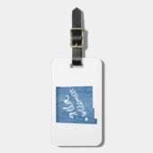 Gila Wilderness New Mexico Holzkörner Gepäckanhänger (Vorderseite vertikal)