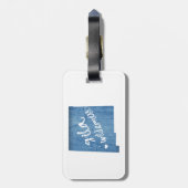 Gila Wilderness New Mexico Holzkörner Gepäckanhänger (Rückseite vertikal)