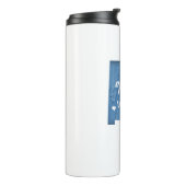 Gila Wilderness New Mexico Holzkörner Thermosbecher (Nach links gedreht)