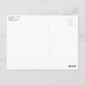 Gila Woodpecker in Saguaro Postkarte (Rückseite)