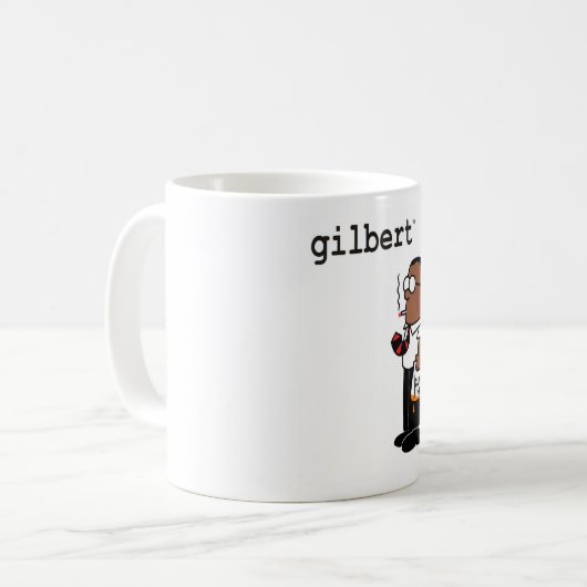 Gilbert 11oz Kaffee-Tasse Kaffeetasse (Vorderseite Links)