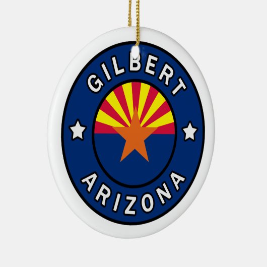 Gilbert Arizona Keramik Ornament (Rechts)