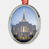 GIlbert Arizona LDS Tempel Ornament Aus Metall (Links)