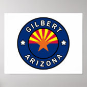 Gilbert Arizona Poster (Vorne)