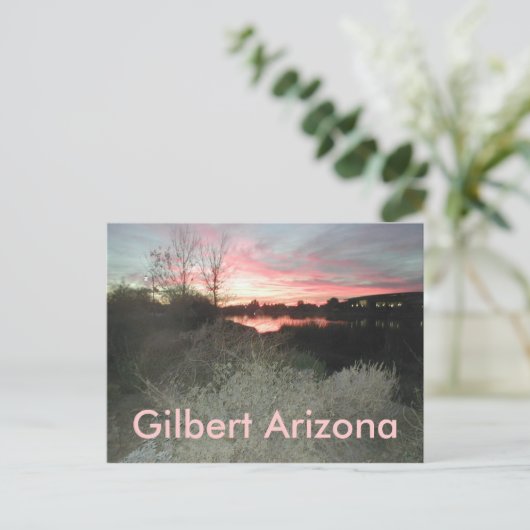 Gilbert Arizona Postkarte (Stehend Vorderseite)