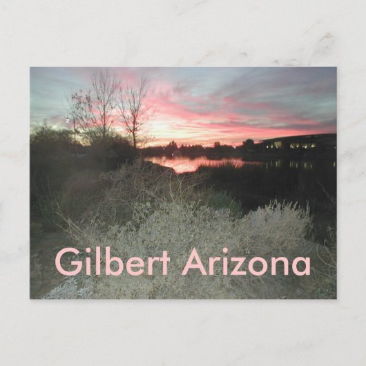 Gilbert Arizona Postkarte (Vorderseite)