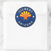 Gilbert Arizona Runder Aufkleber (Tasche)