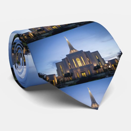 Gilbert Arizona Temple Krawatte (Gerollt)