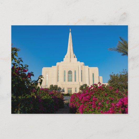 Gilbert Arizona Temple Postcard Postkarte (Vorderseite)