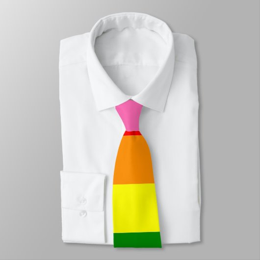 Gilbert Baker Pride Flag Rainbow LGBT Krawatte (Gebunden)