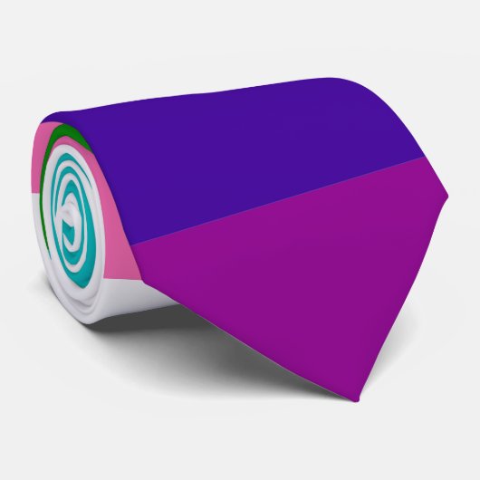 Gilbert Baker Pride Flag Rainbow LGBT Krawatte (Gerollt)