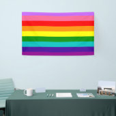 Gilbert Baker’s 9-Stripe Rainbow Flag  Banner (Messeveranstaltung)