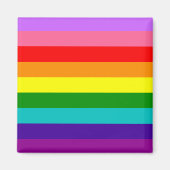 Gilbert Baker’s 9-Stripe Rainbow Flag Magnet (Vorne)