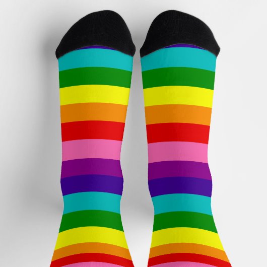 Gilbert Baker Stolperflagge Socken (Oben)