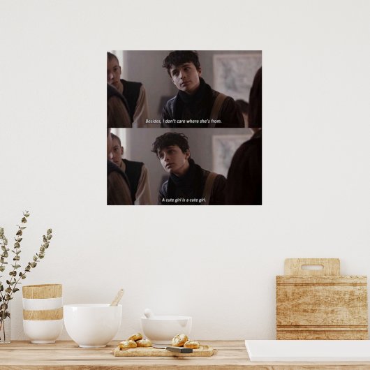 Gilbert Blythe Zitat Poster (Küche)