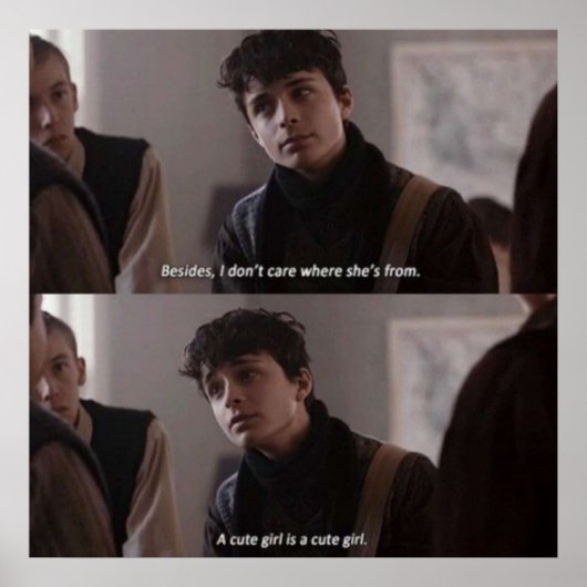 Gilbert Blythe Zitat Poster (Vorne)