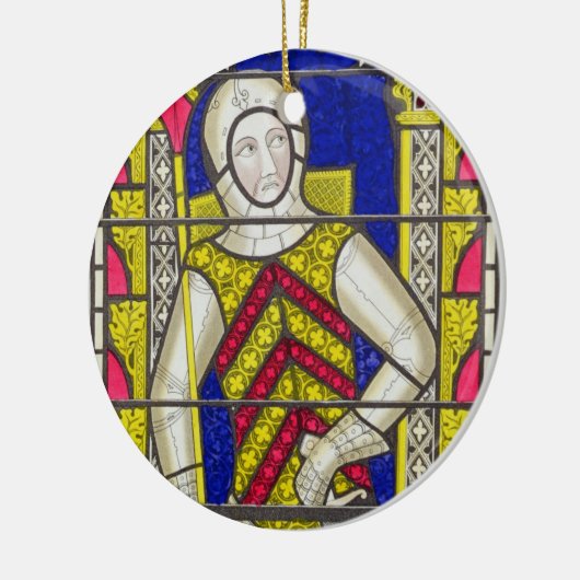 Gilbert De Clare, 3. Graf von Gloucester (1243-95) Keramikornament (Links)