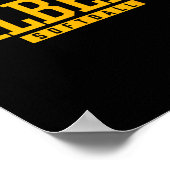 Gilbert High School Softball Poster (Ecke)
