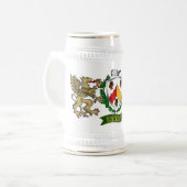 Gilbert Irish Shield Beer Stein Bierglas (Vorderseite Links)