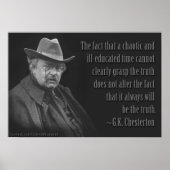 Gilbert Keith Chesterton Poster (Vorne)