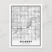 Gilbert Map Postkarte (Vorderseite)