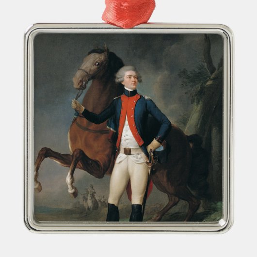 Gilbert Motier Marquis de la Fayette, 1788 Ornament Aus Metall (Vorne)