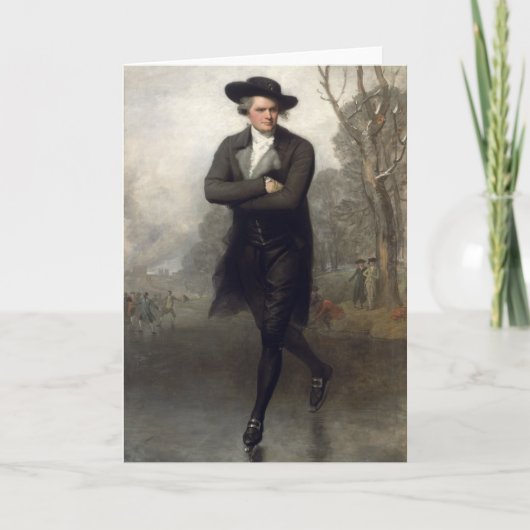Gilbert Stuart der Skater Karte (Vorderseite)