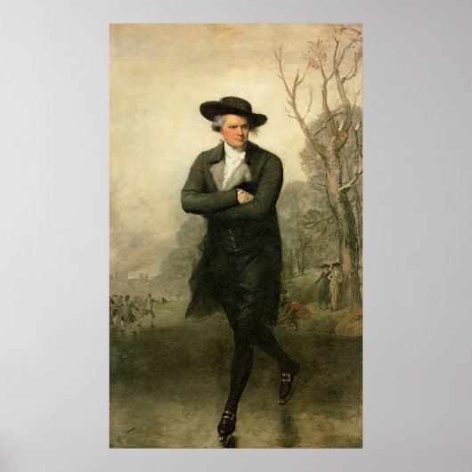Gilbert Stuart Der Skater William Grant Portrait Poster (Vorne)
