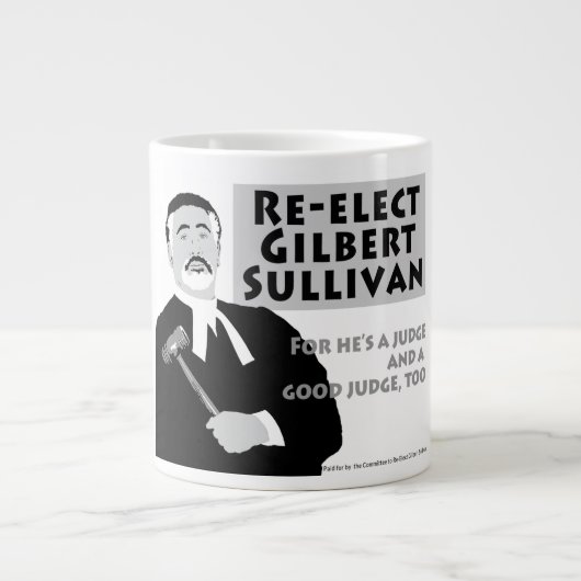 Gilbert Sullivan Jumbo Tasse (Vorderseite)