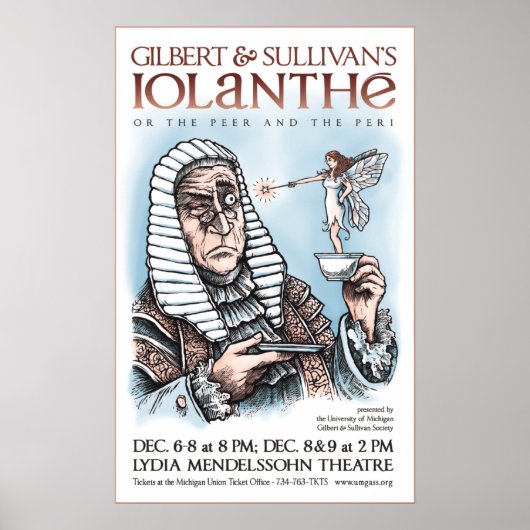 Gilbert & Sullivan's Iolanthe Poster (Vorne)