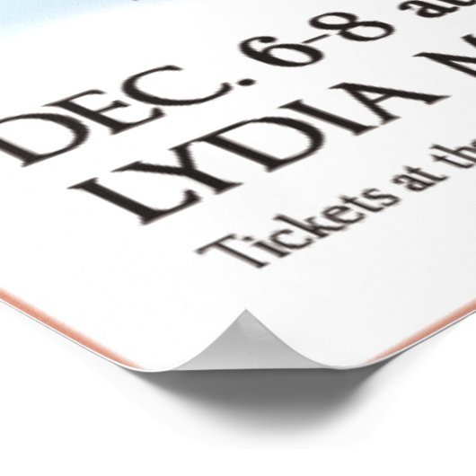 Gilbert & Sullivan's Iolanthe Poster (Ecke)