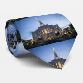 Gilbert Tempel am Sonnenuntergang Krawatte (Gerollt)