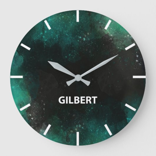 Gilbert Time Zone Newsroom Wall Große Wanduhr (Vorderseite)