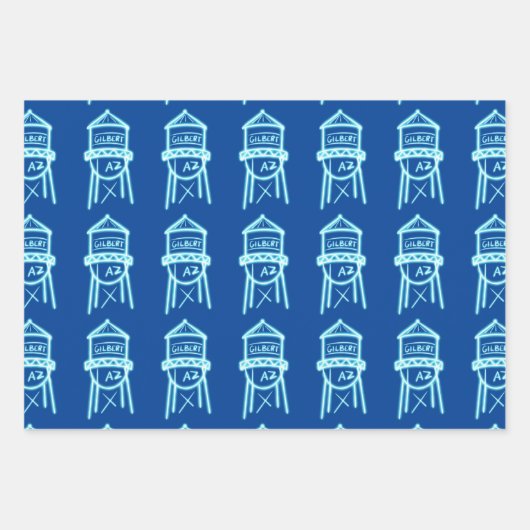 Gilbert-Wasserturm-Geschenk Geschenkpapier Set (Vorderseite)