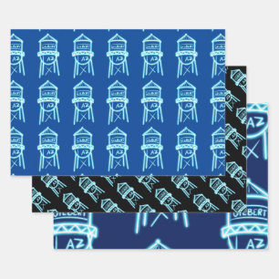 Gilbert-Wasserturm-Geschenk Geschenkpapier Set