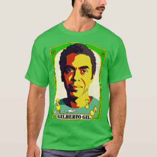 Gilberto Gil Retro Original Fan Art Design T-Shirt