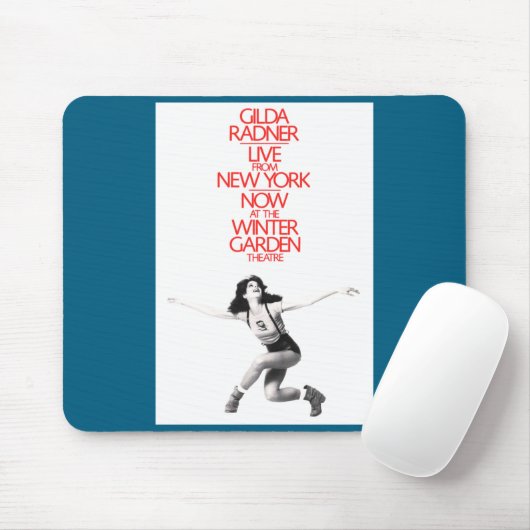 Gilda Radner Live From New York _1 Mousepad (Mit Mouse)